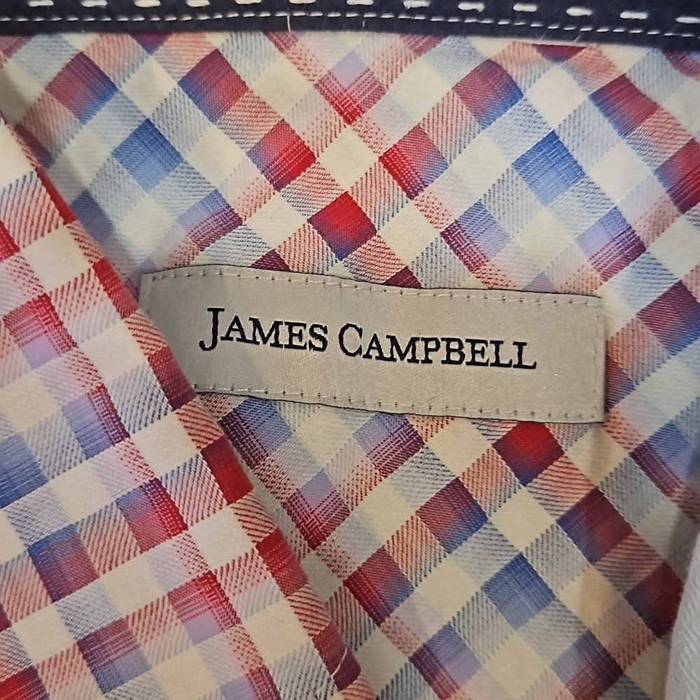 James Campbell Men's Large Button Down - Picture 3 of 5